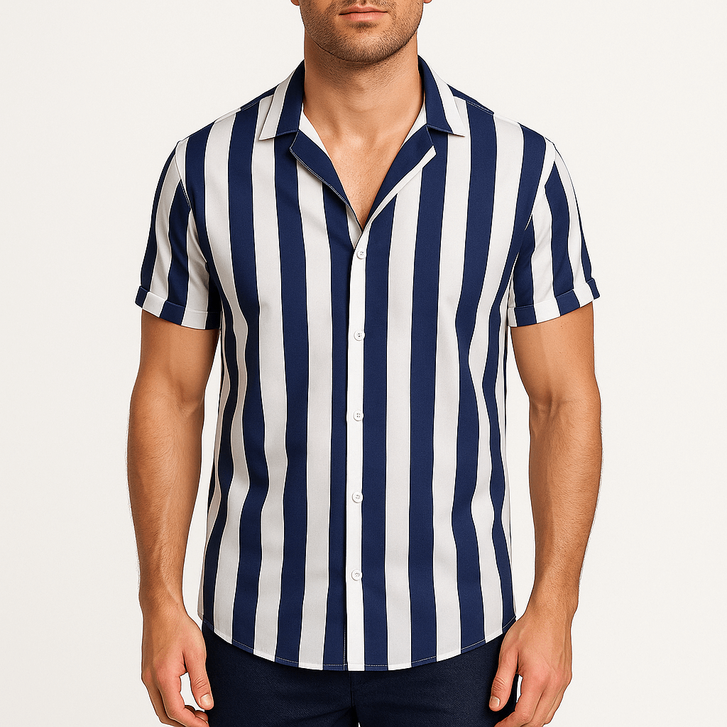 MARMIRI | Stripe Print Shirt