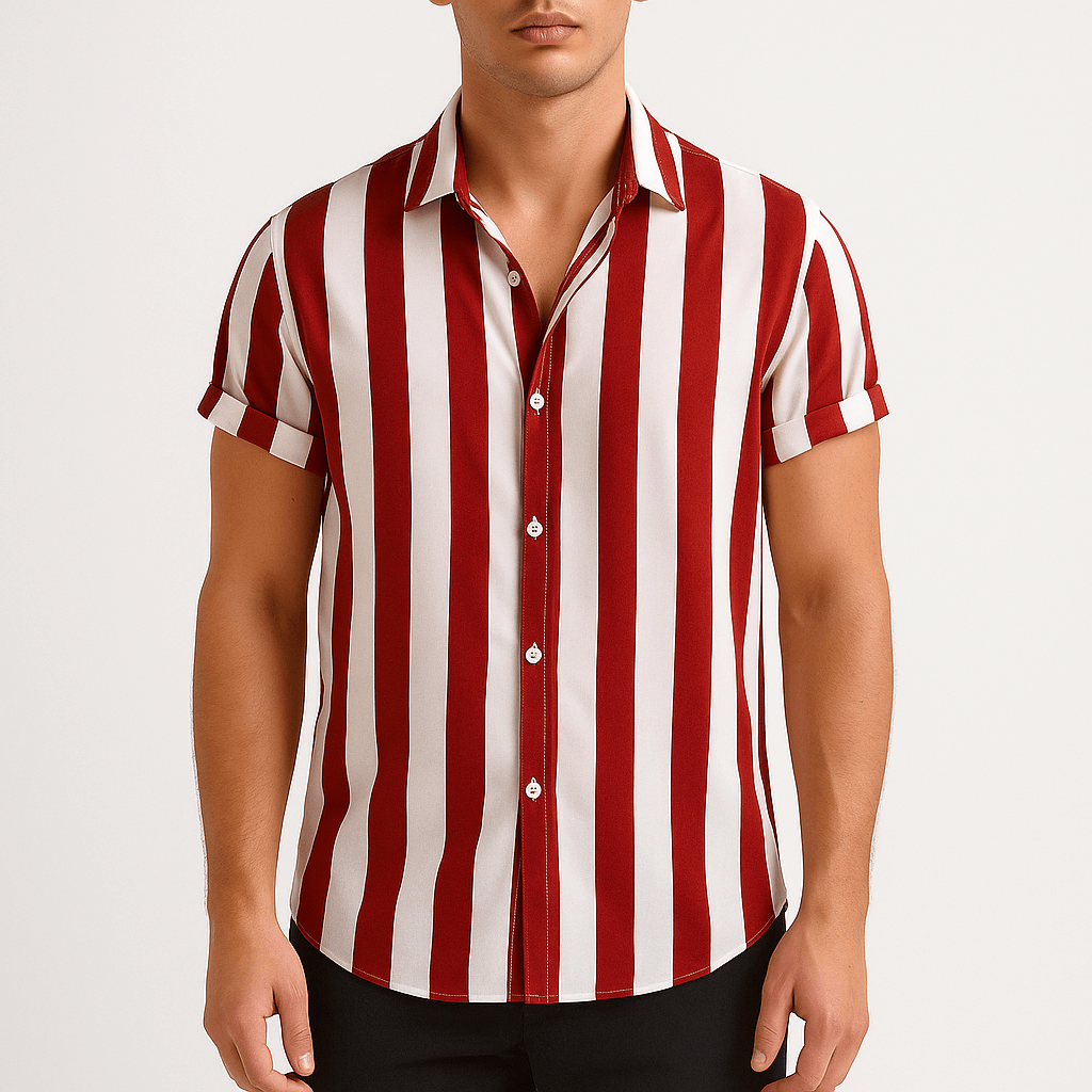 MARMIRI | Stripe Print Shirt