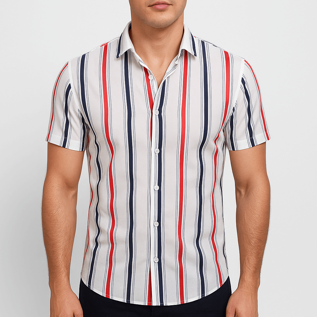 MARMIRI | Stripe Print Shirt