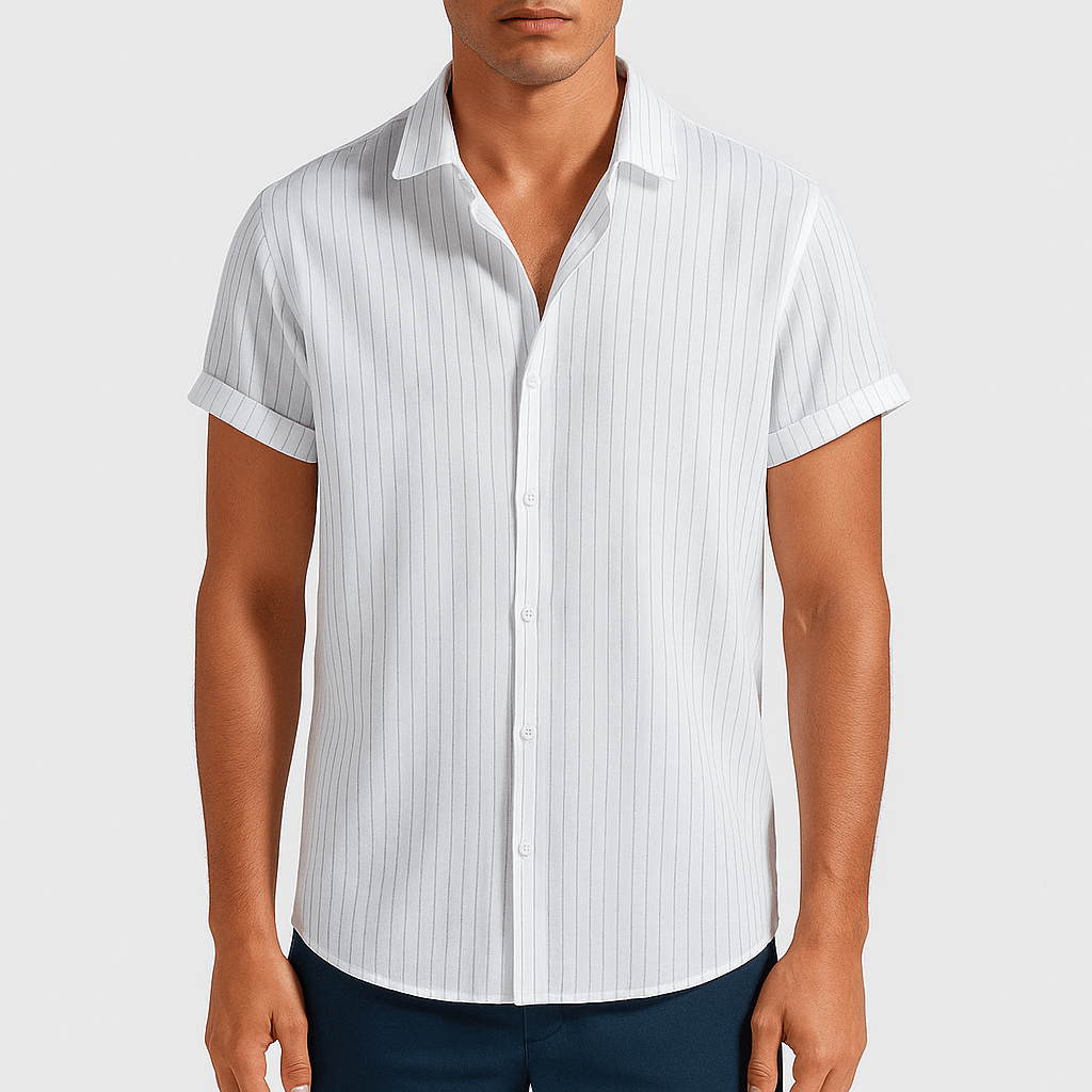MARMIRI | Short Sleeved Striped Shirt