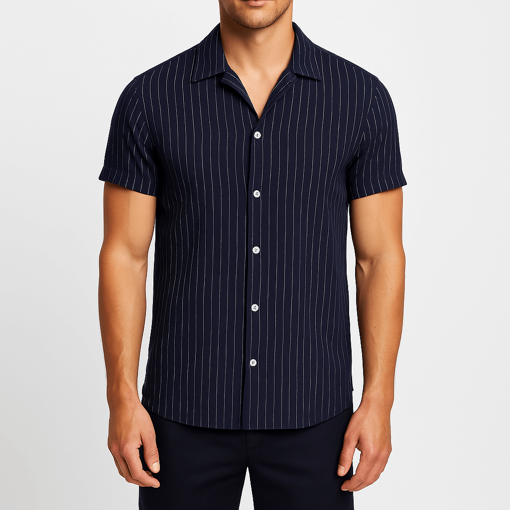 MARMIRI | Short Sleeved Striped Shirt