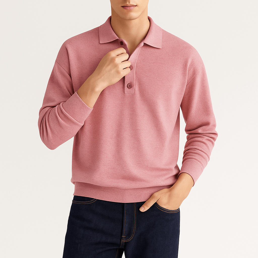 MARMIRI | Classic Long-Sleeve Polo Shirt