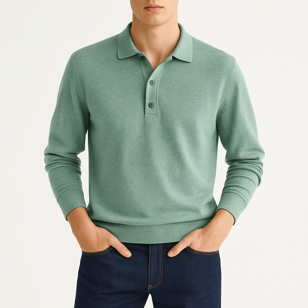 MARMIRI | Classic Long-Sleeve Polo Shirt