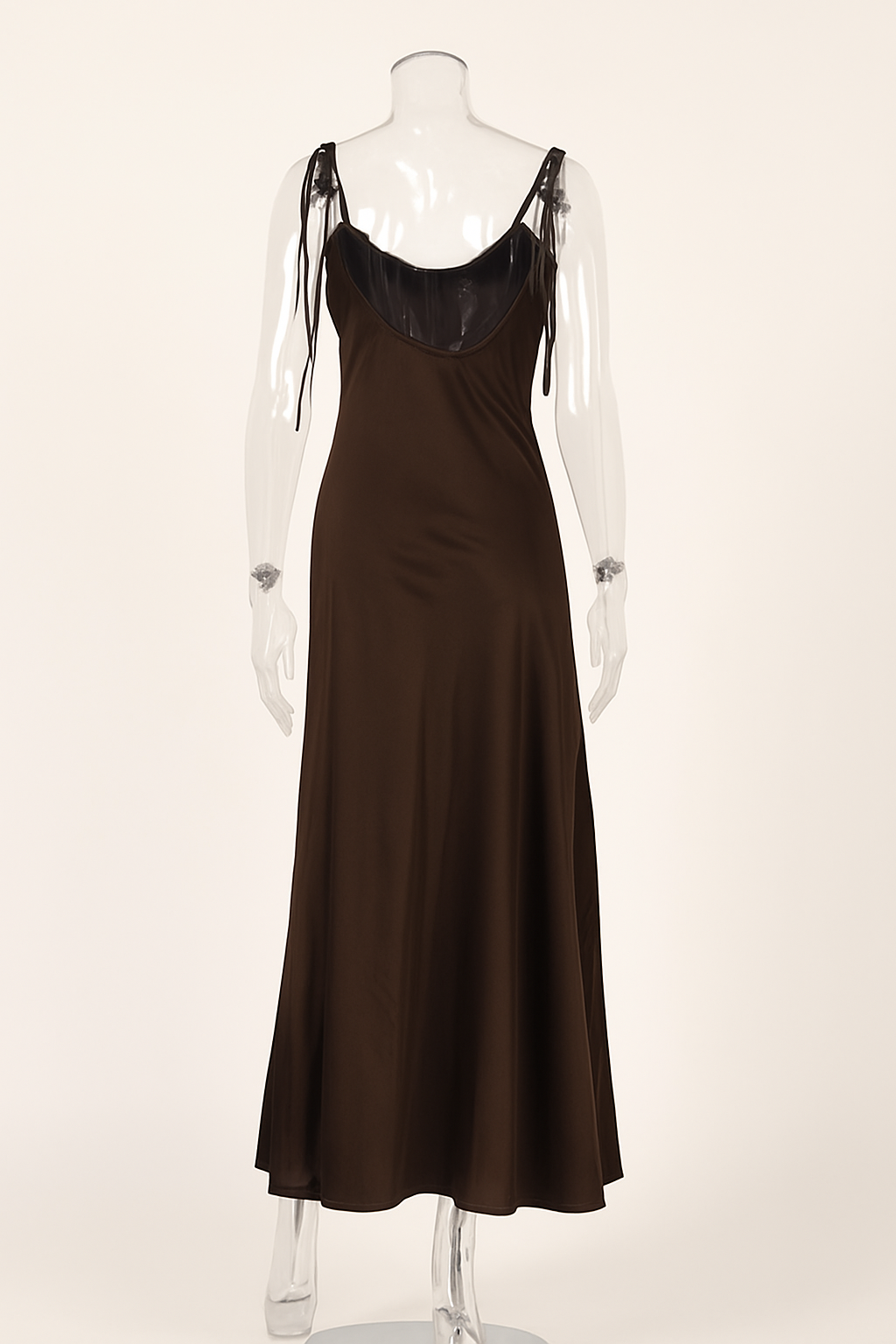 Clacive | Women’s Silky Backless Summer Dress | Maxi