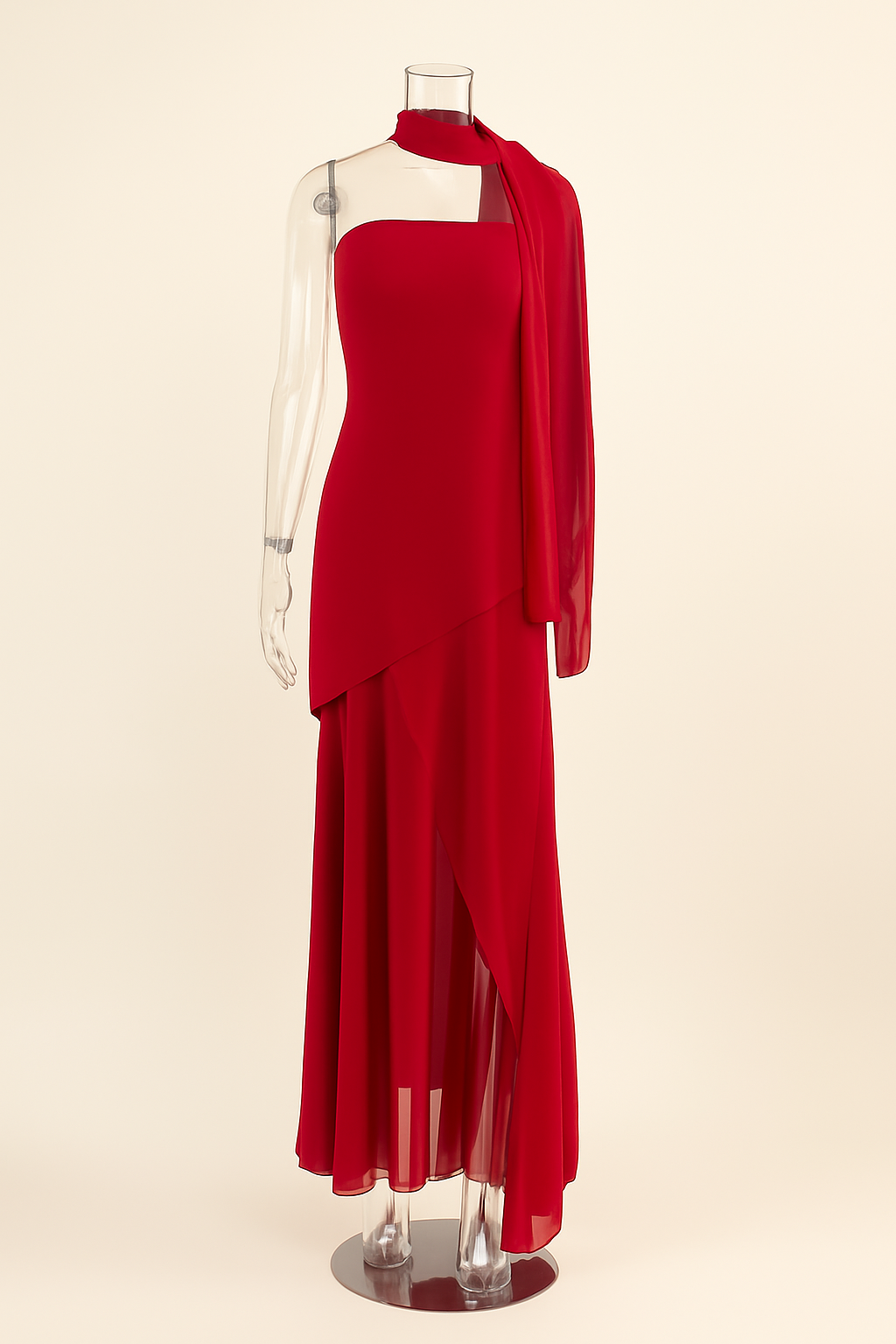 TARUXY | Women’s Strapless Slit Evening Dress | Maxi