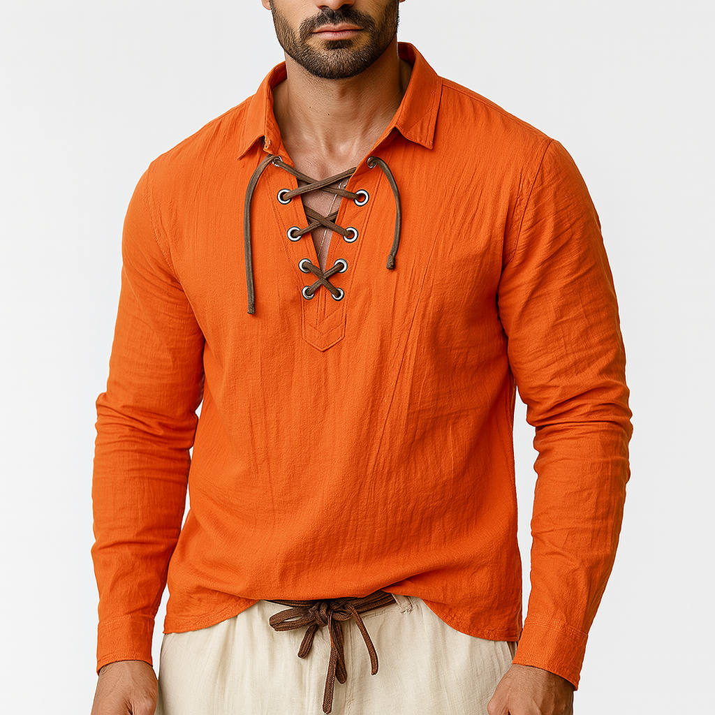 MARMIRI | Long Sleeve Linen Shirt