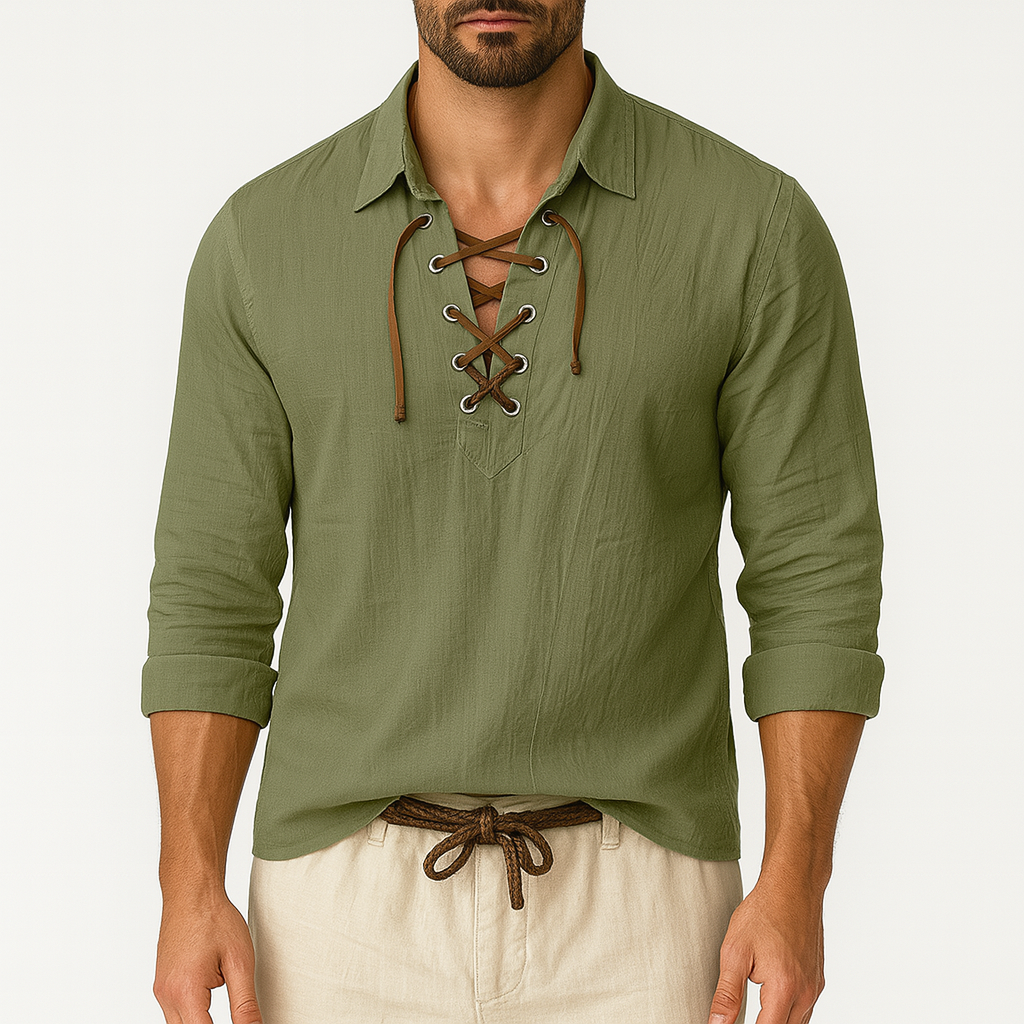MARMIRI | Long Sleeve Linen Shirt