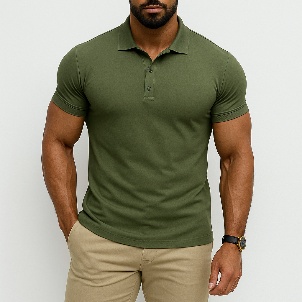 MARMIRI | Muscle Fit Performance Polo Shirt