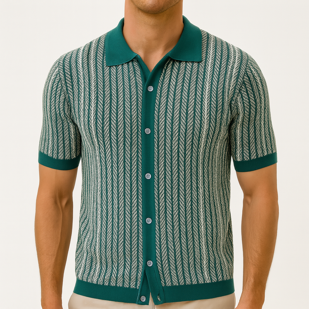 MARMIRI | Felix Retro Stripe Polo Shirt