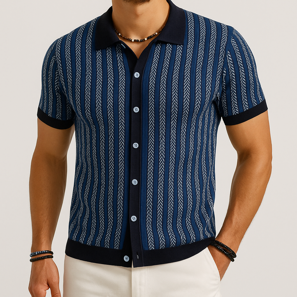 MARMIRI | Felix Retro Stripe Polo Shirt