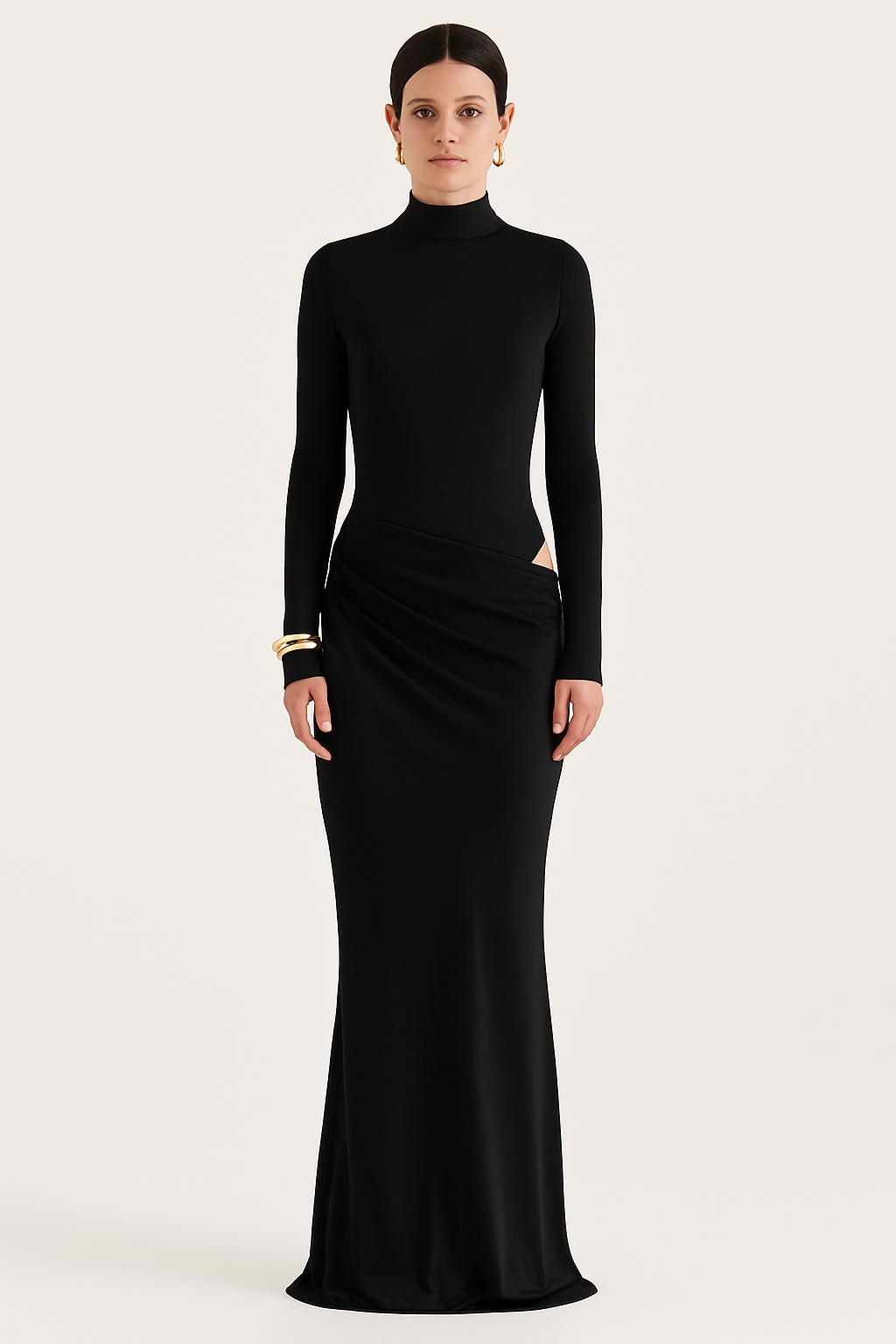 JULISSA MO Hollow Out | Women’s Chic Party Dress | Maxi