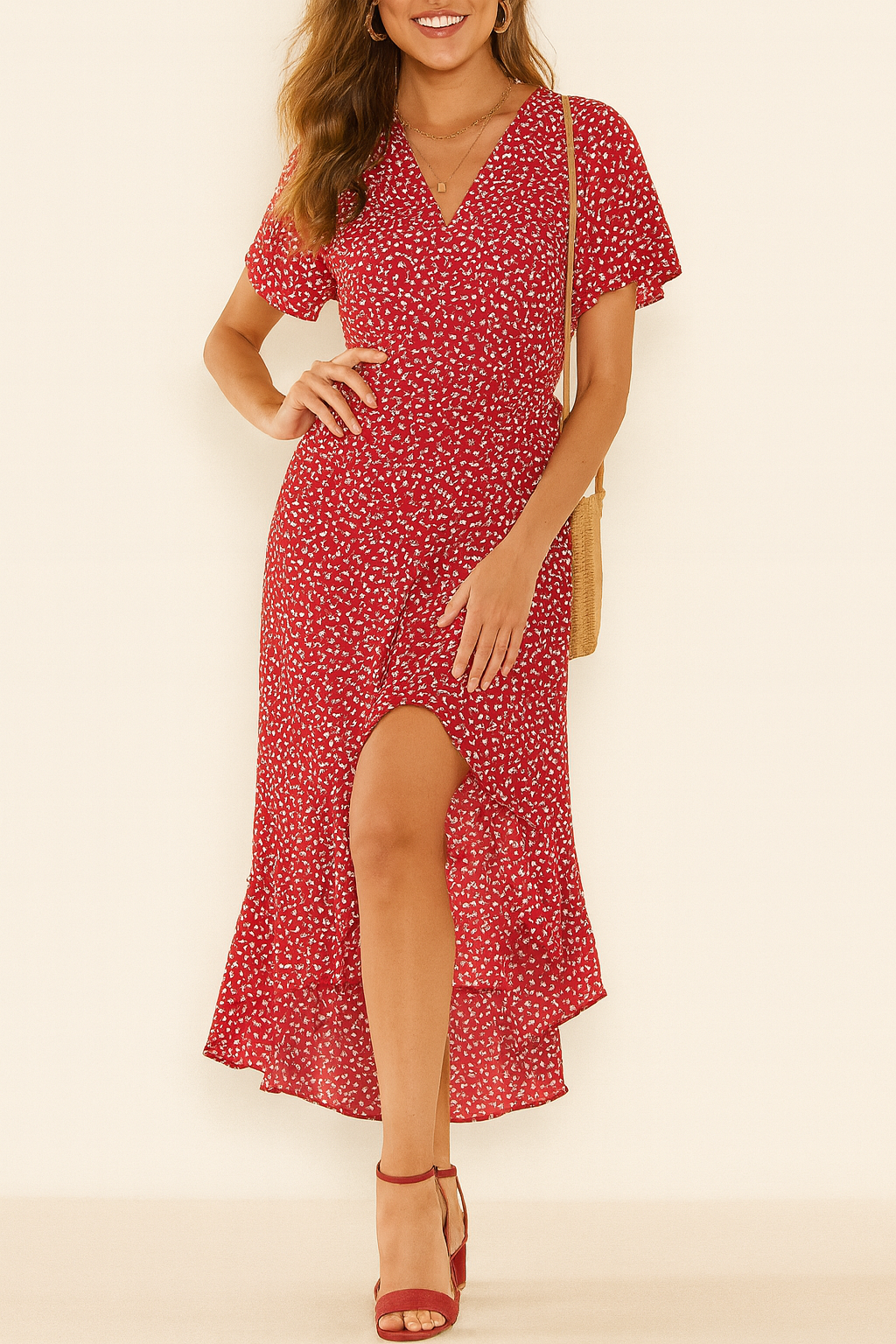 Summer Beach | Women’s Floral Boho Summer Dress | Maxi