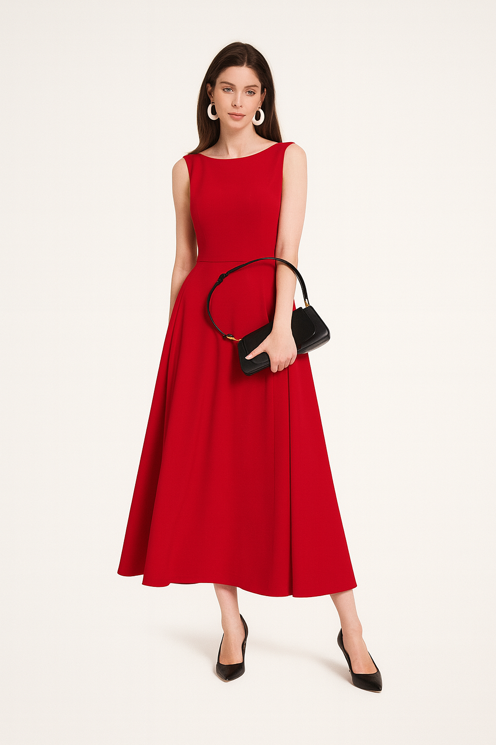 Suninheart | Women’s Chic Sleeveless Party Dress | Maxi