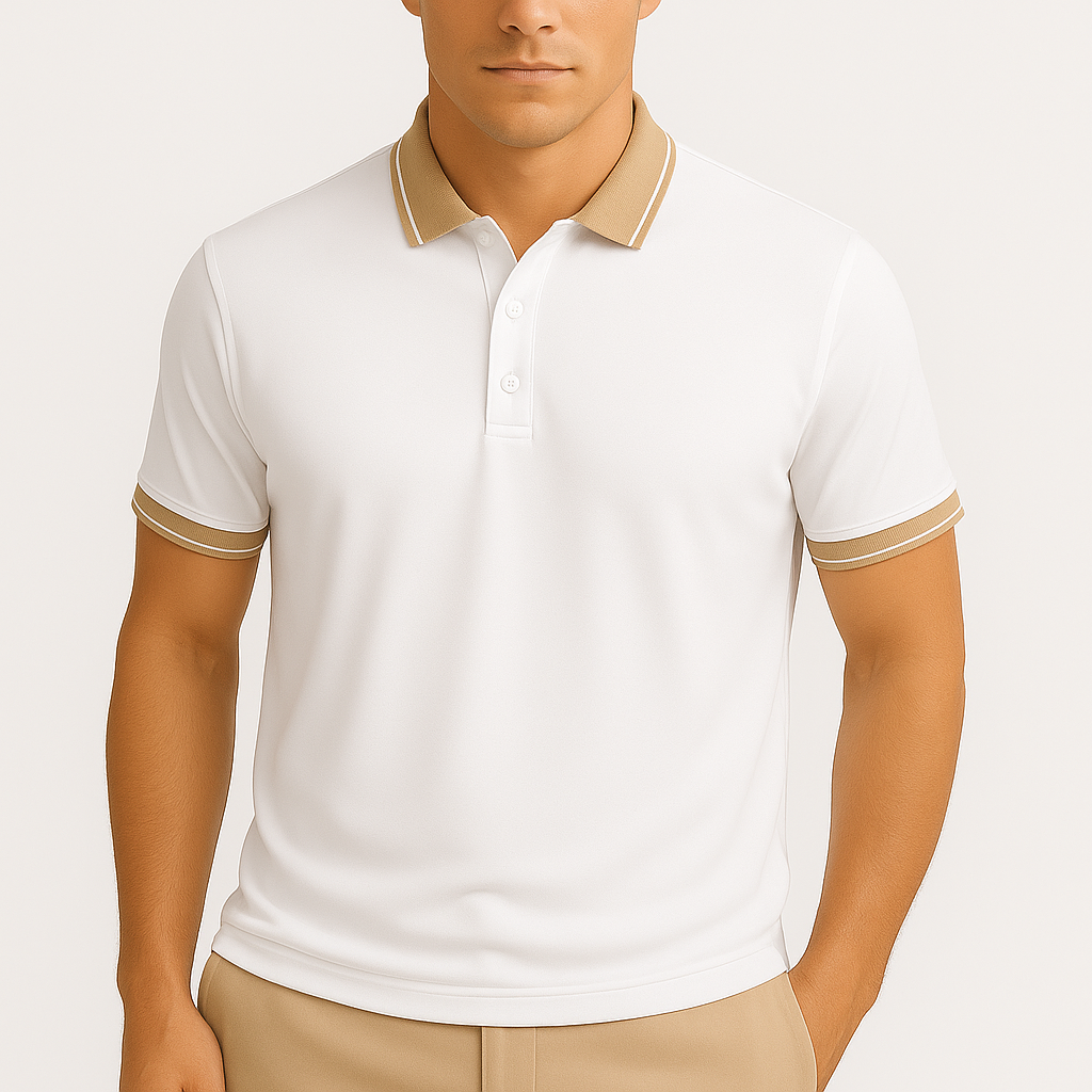 MARMIRI | Contrast Collar Polo Shirt