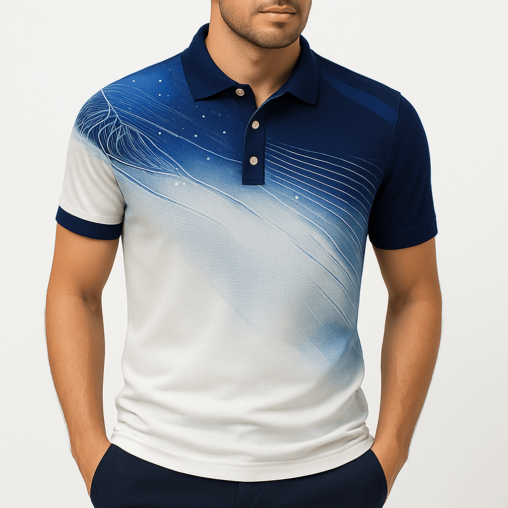 MARMIRI | Contrast Collar Polo Shirt