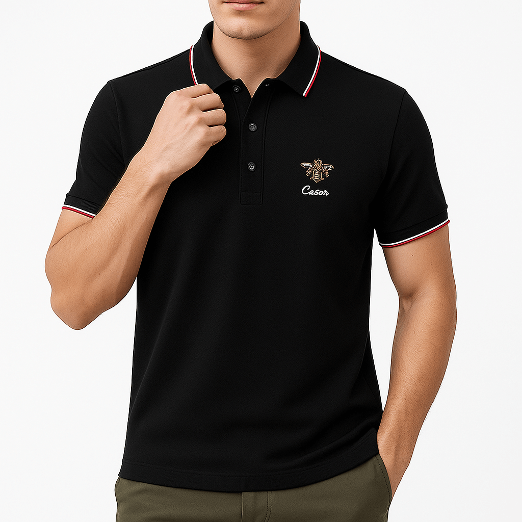 MARMIRI | Embroidered Cotton Polo Shirt