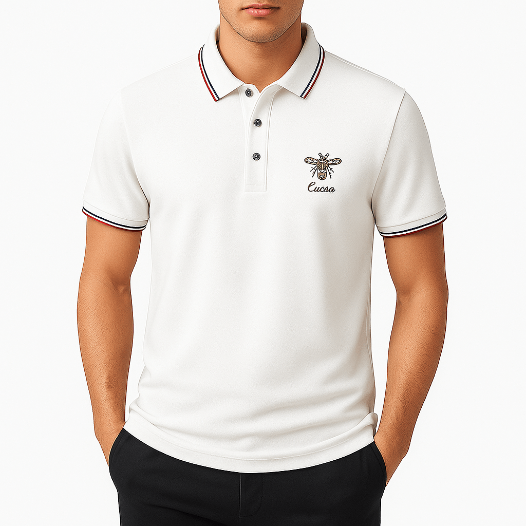 MARMIRI | Embroidered Cotton Polo Shirt