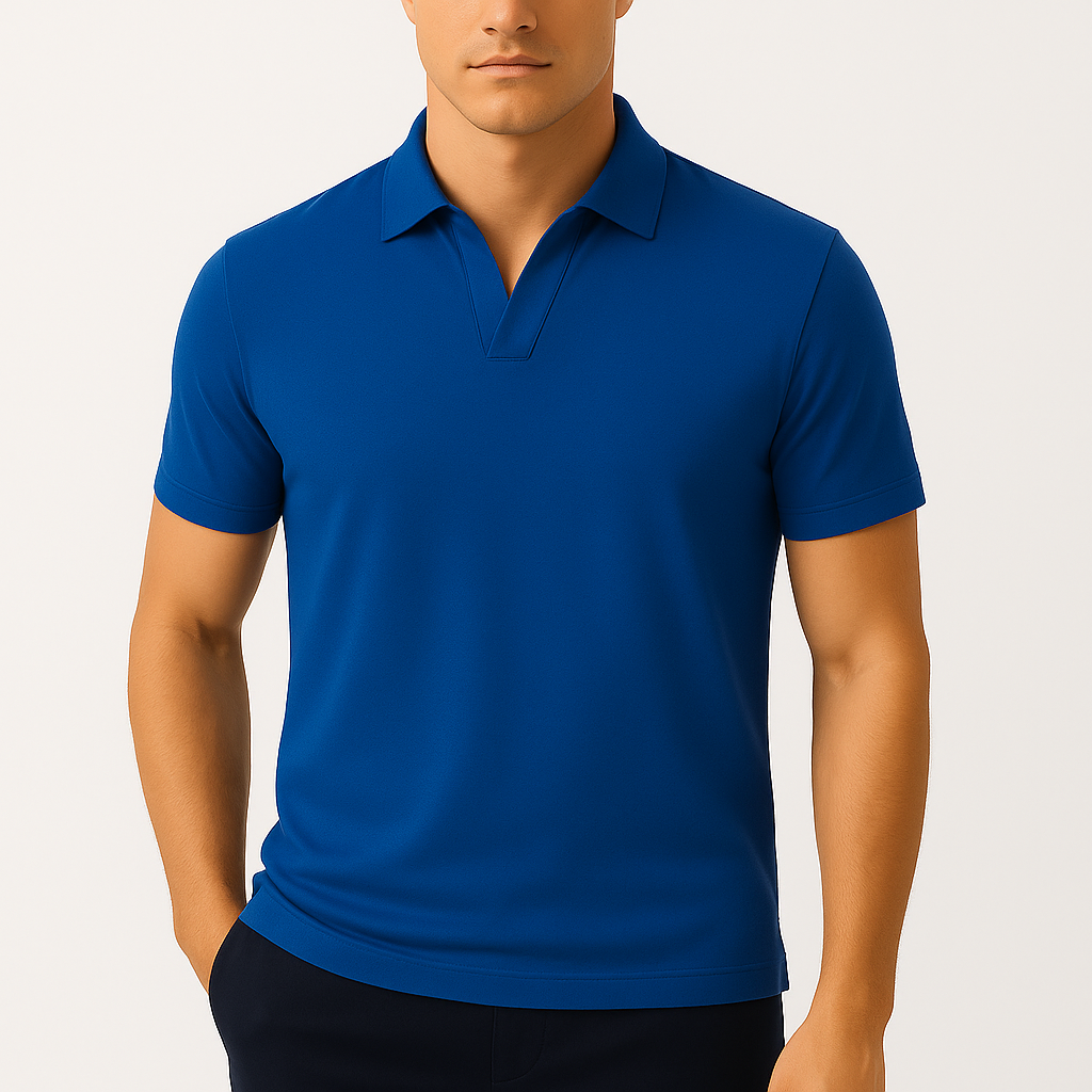 MARMIRI | Leo Knit Cotton Polo Shirt