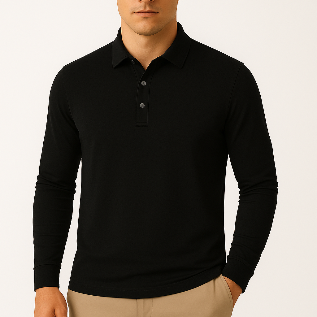 MARMIRI | Lightweight Long Sleeve Polo Shirt