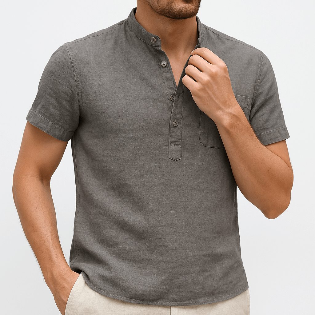 MARMIRI | Linen Short Sleeve Shirt