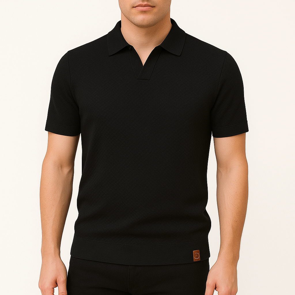 MARMIRI | Relaxed Knit Polo Shirt
