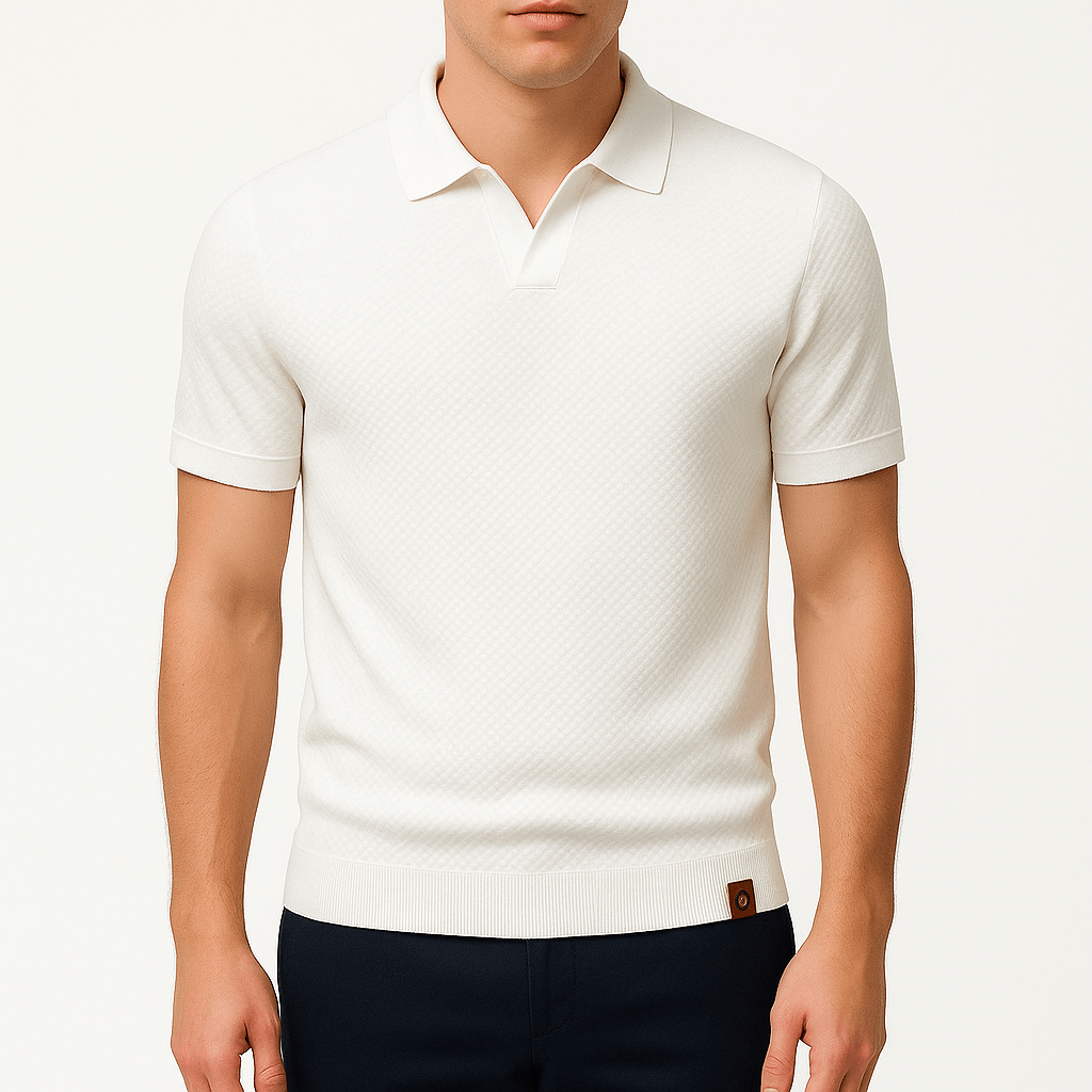 MARMIRI | Relaxed Knit Polo Shirt