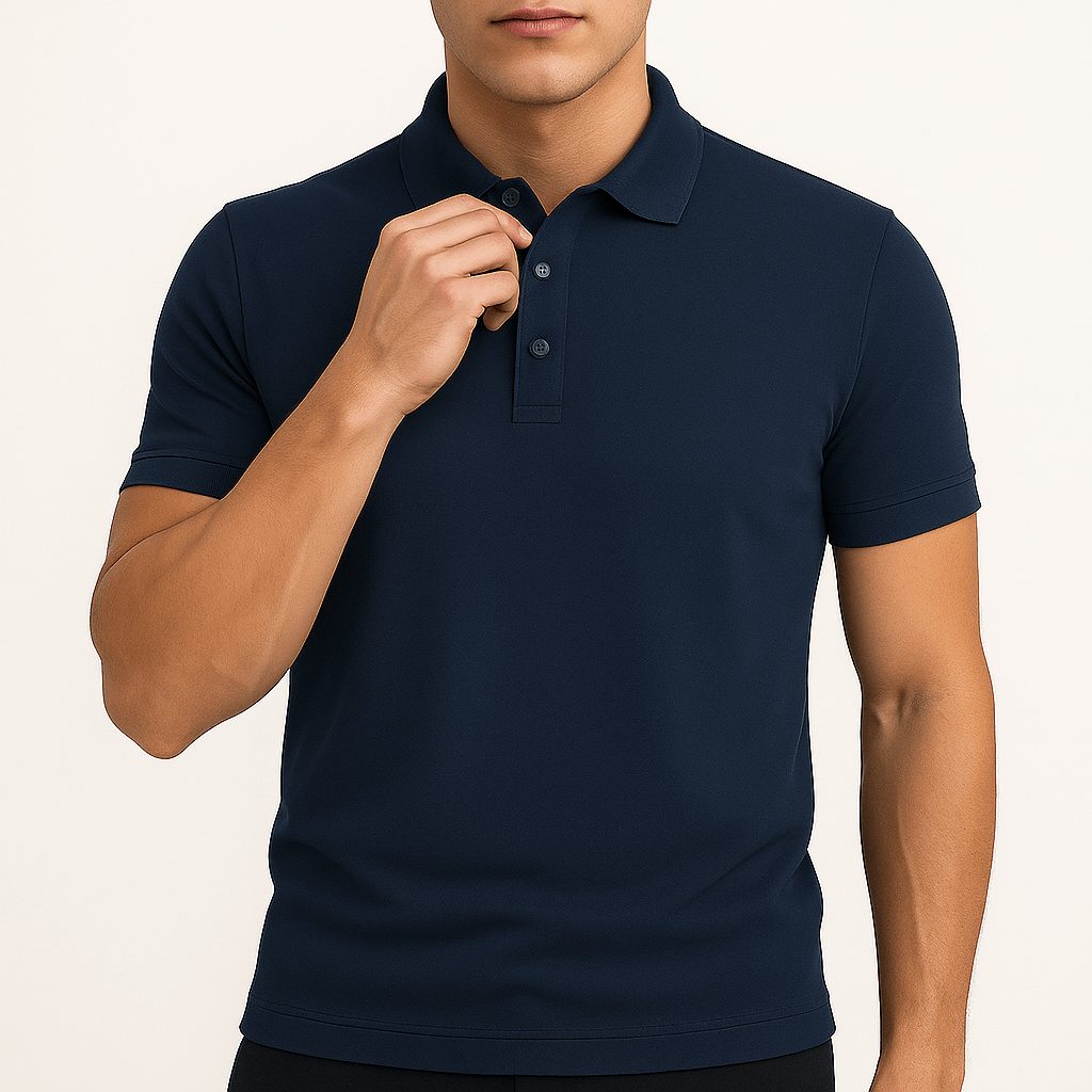 MARMIRI | Slim Fit Lapel Polo Shirt