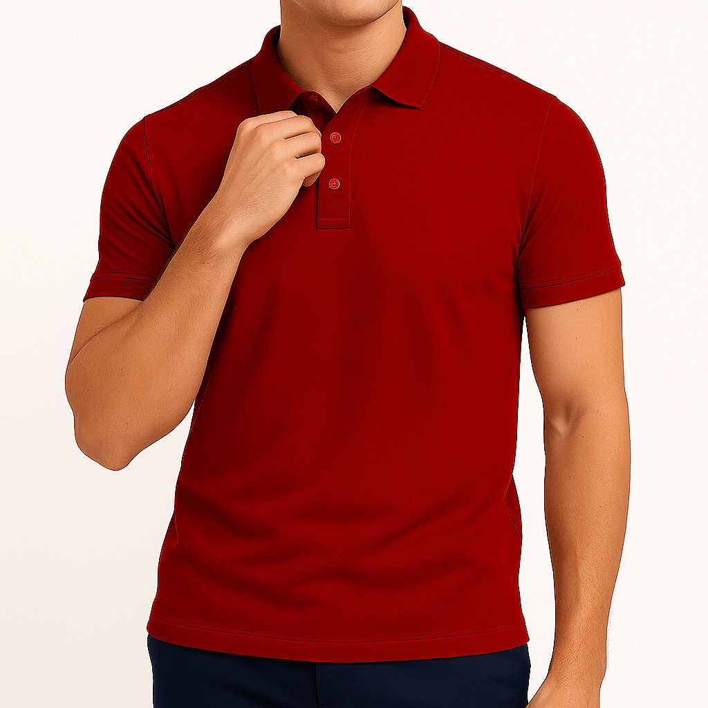 MARMIRI | Slim Fit Lapel Polo Shirt