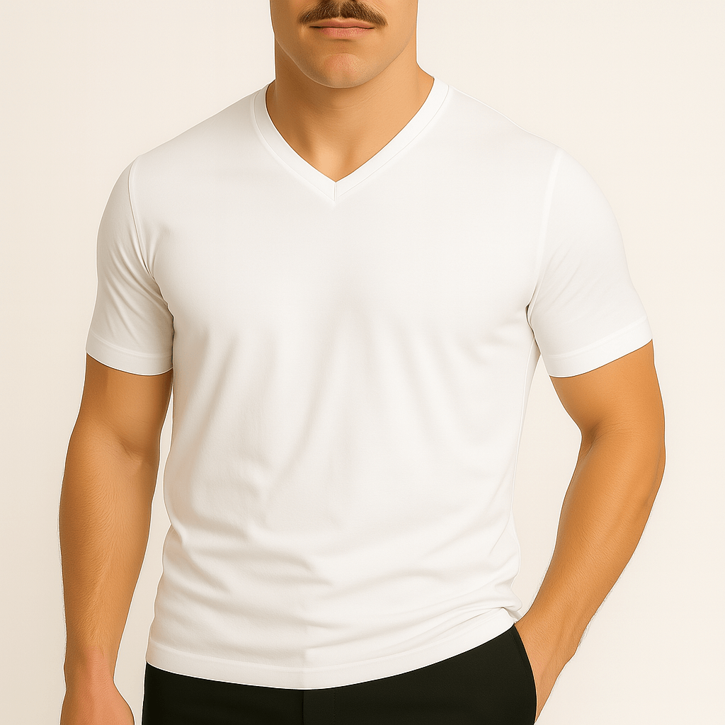 MARMIRI | Slim Fit V-Neck Shirt