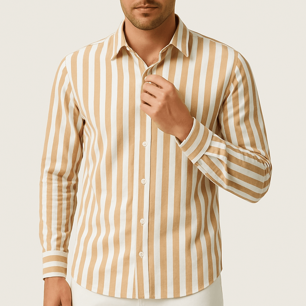 MARMIRI | Striped Linen Shirt