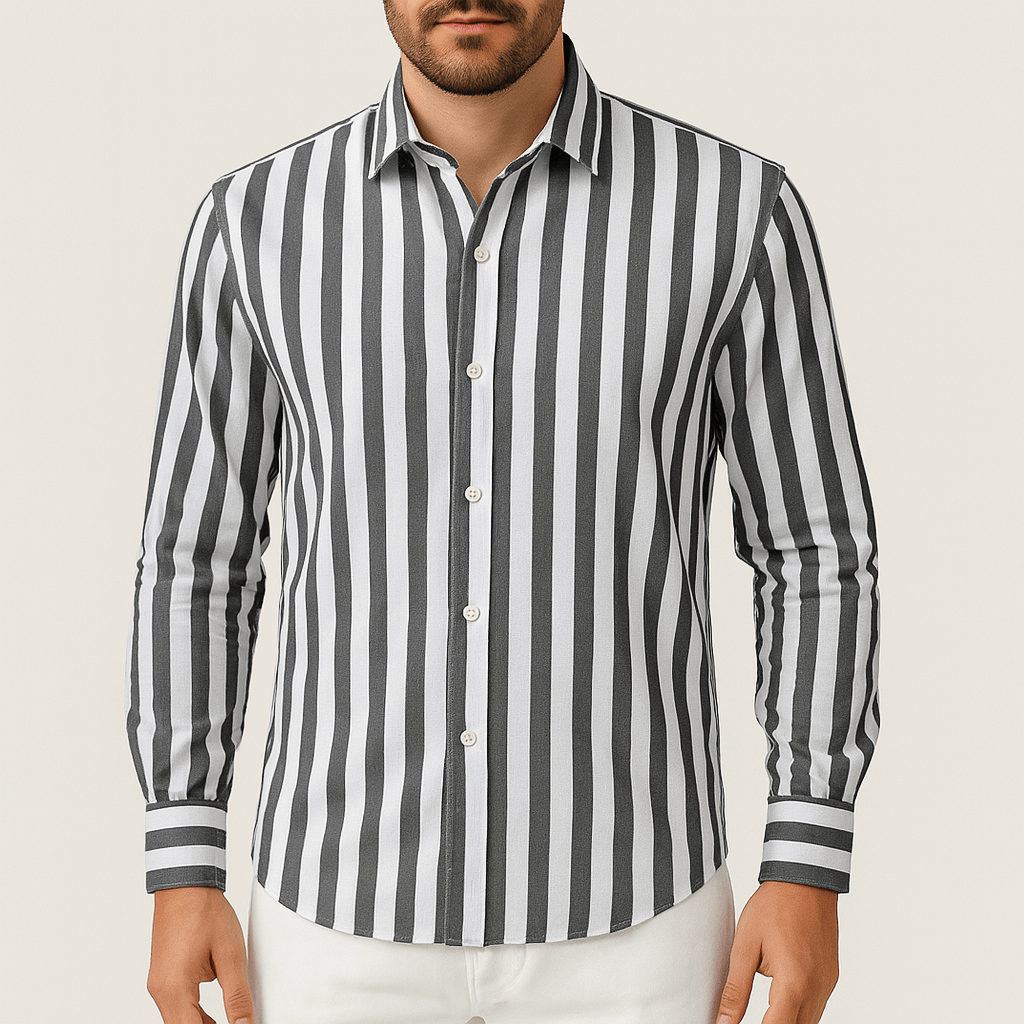 MARMIRI | Striped Linen Shirt
