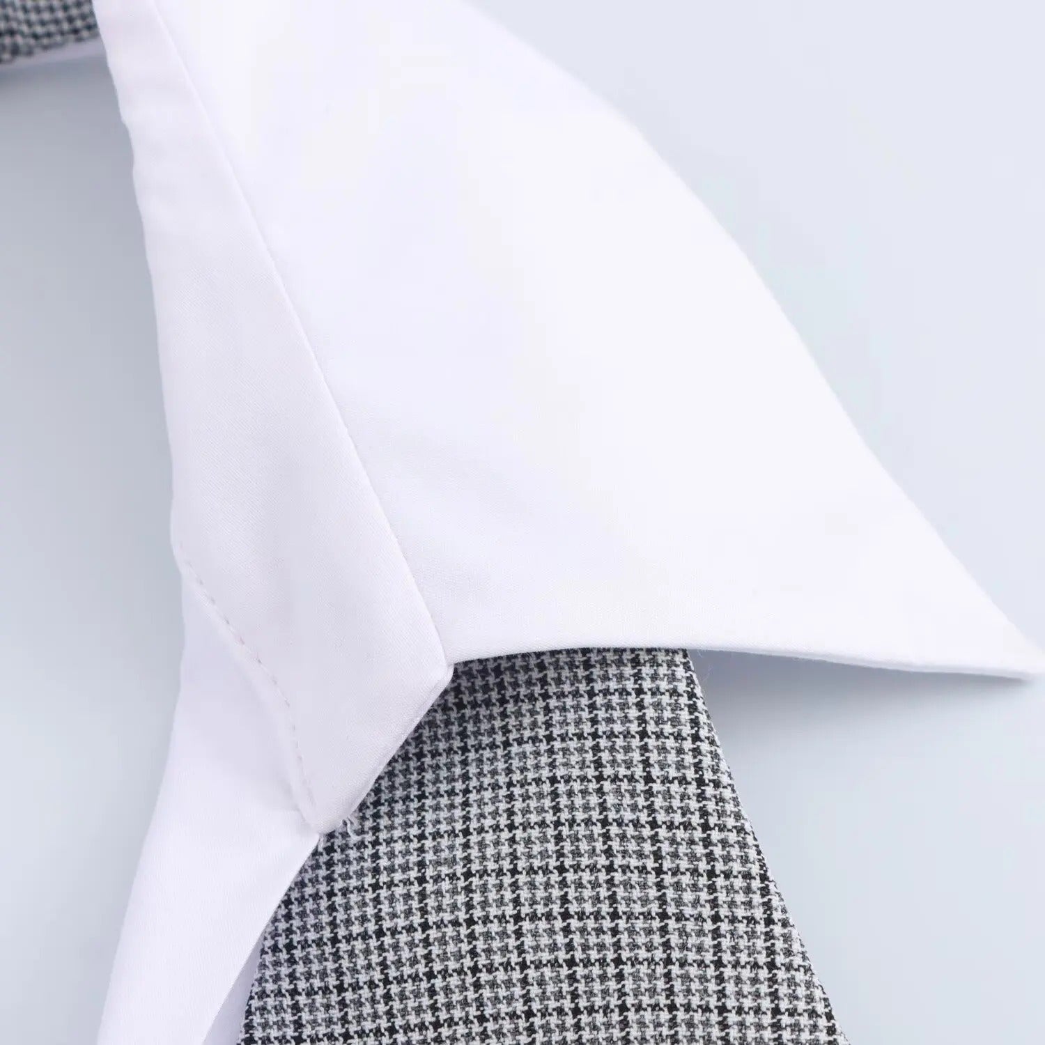 Lana | Grey Sleeveless Mini Dress with Turn-Down Collar and Double-Buttoned Detail