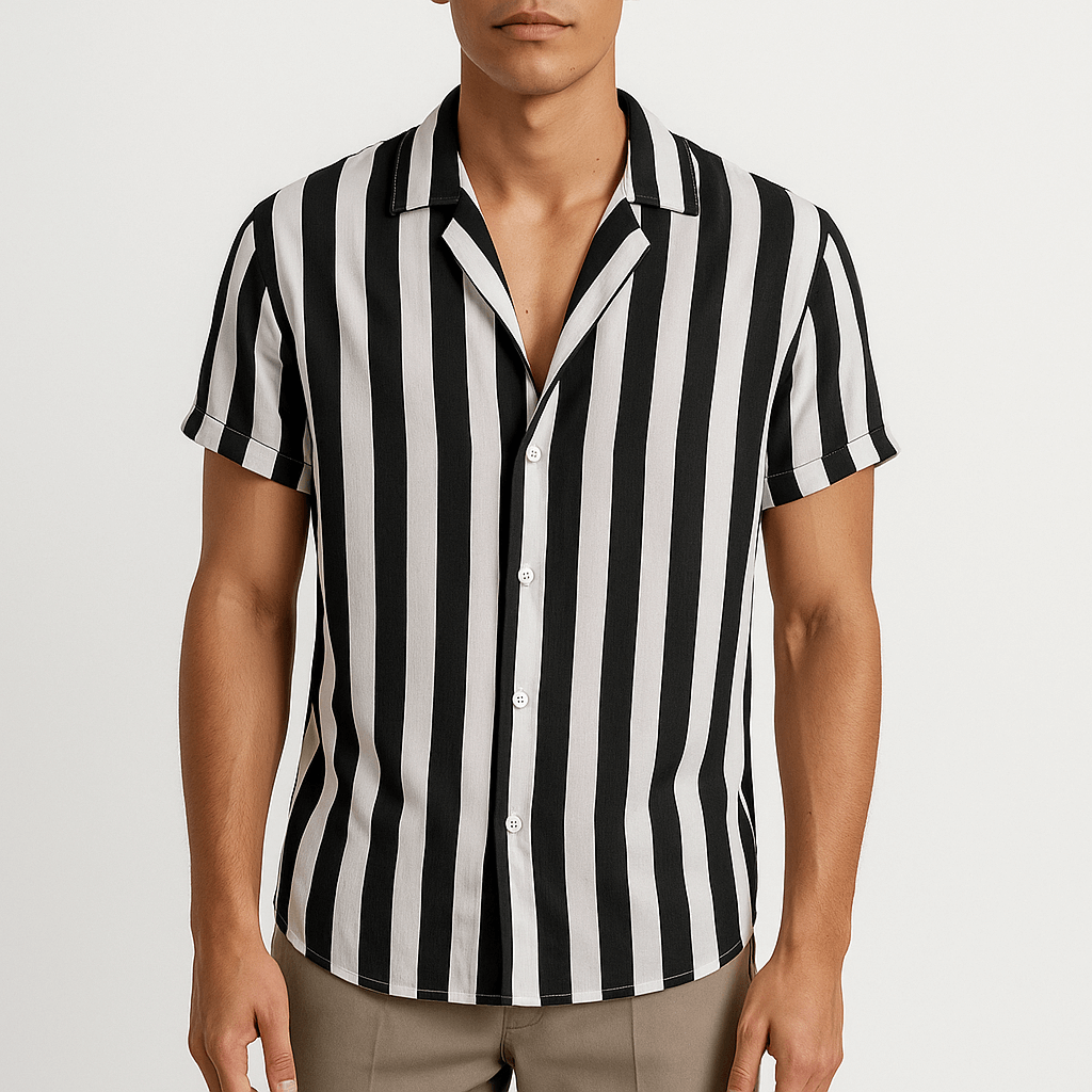 MARMIRI | Stripe Print Shirt