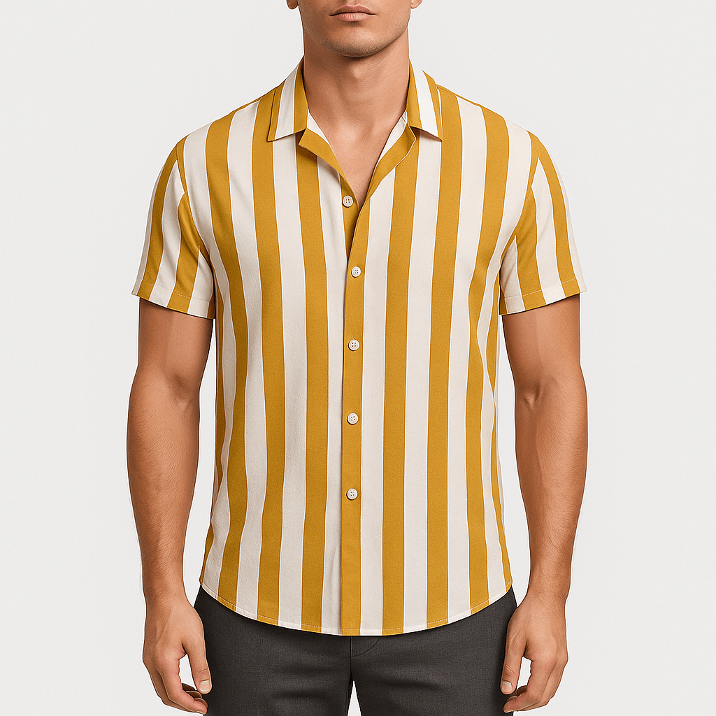 MARMIRI | Stripe Print Shirt