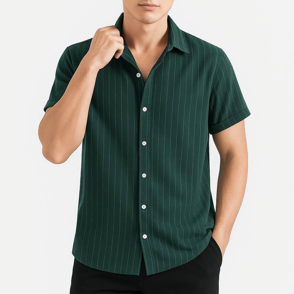 MARMIRI | Short Sleeved Striped Shirt