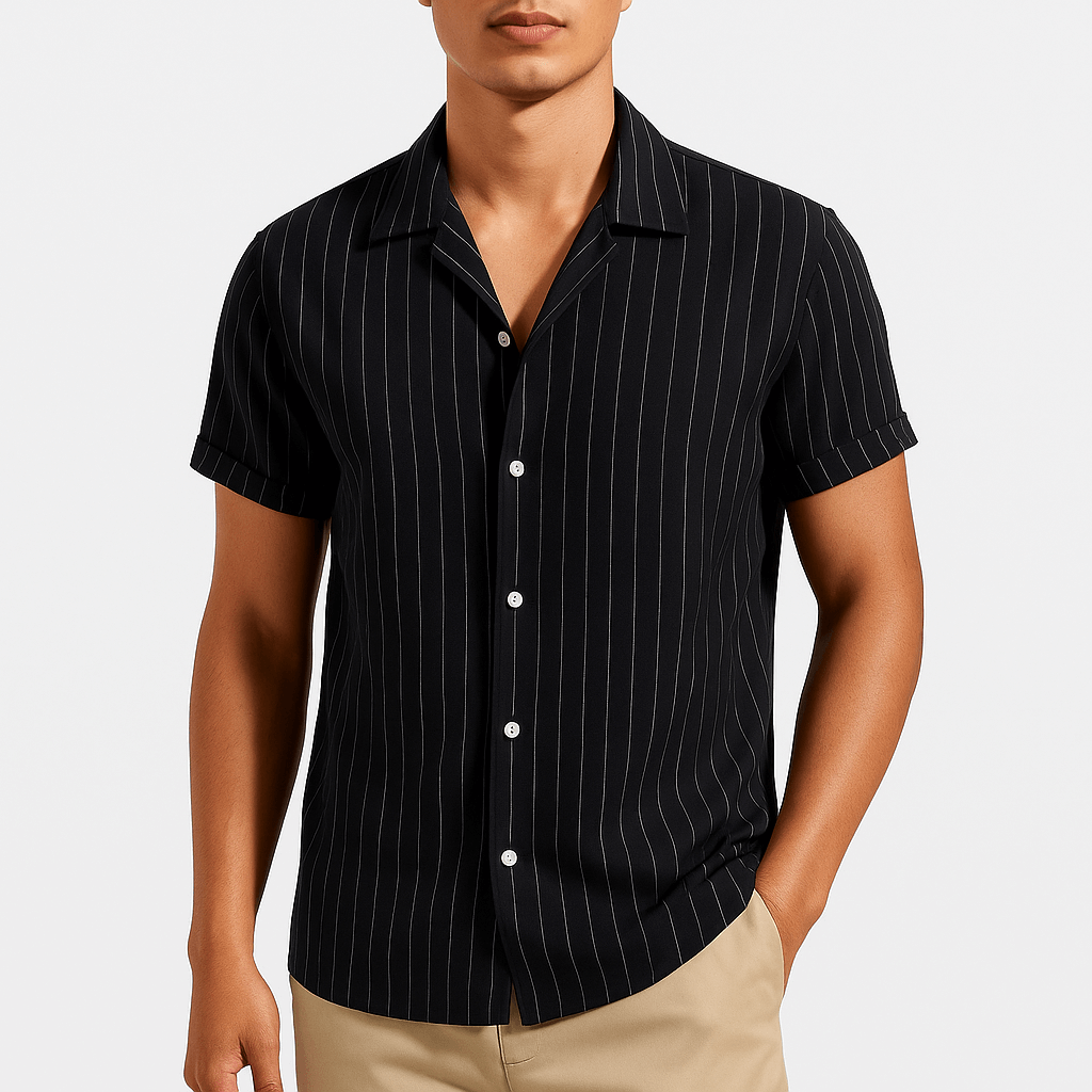 MARMIRI | Short Sleeved Striped Shirt