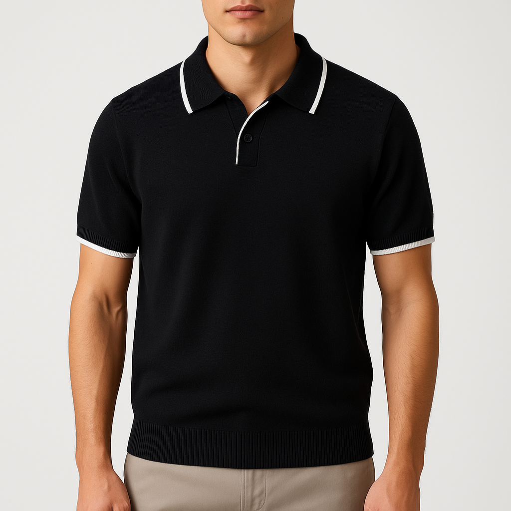 MARMIRI | Tailored Contrast Polo Shirt