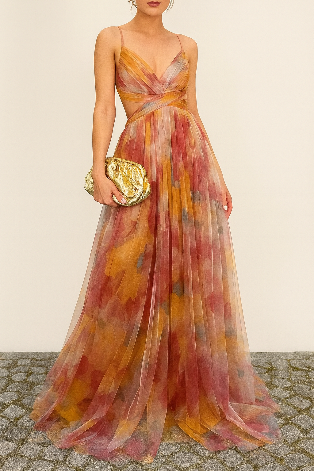 Aurora Whirl | Women's Ethereal Pleated Wedding Guest Dress | Maxi