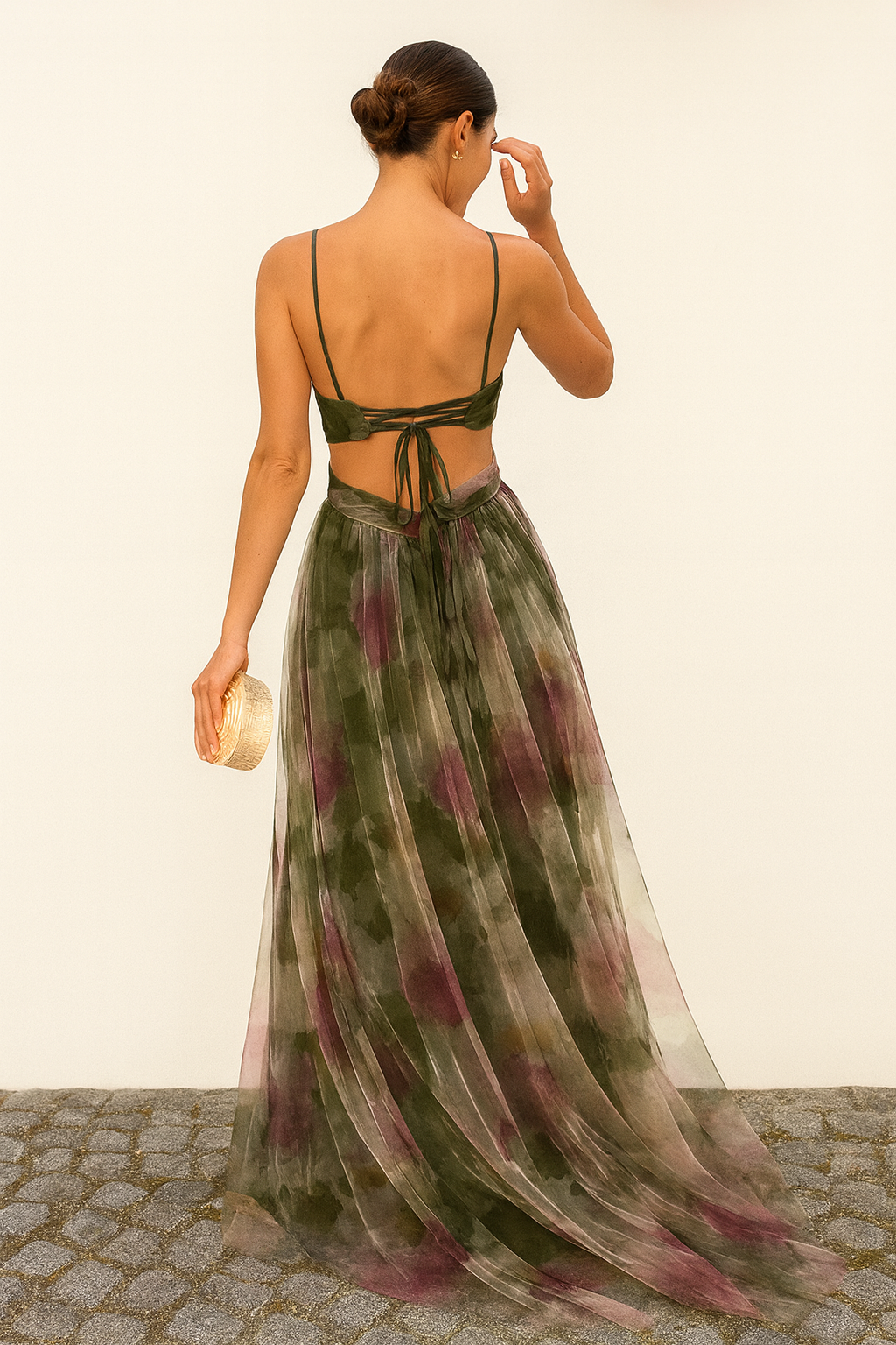 Aurora Whirl | Women's Ethereal Pleated Wedding Guest Dress | Maxi