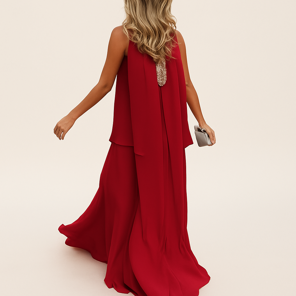 TARUXY | Women’s Strapless Slit Evening Dress | Maxi