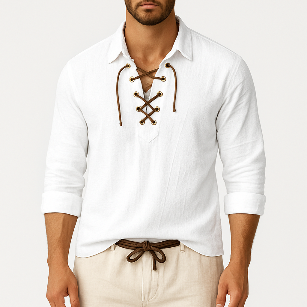 MARMIRI | Long Sleeve Linen Shirt