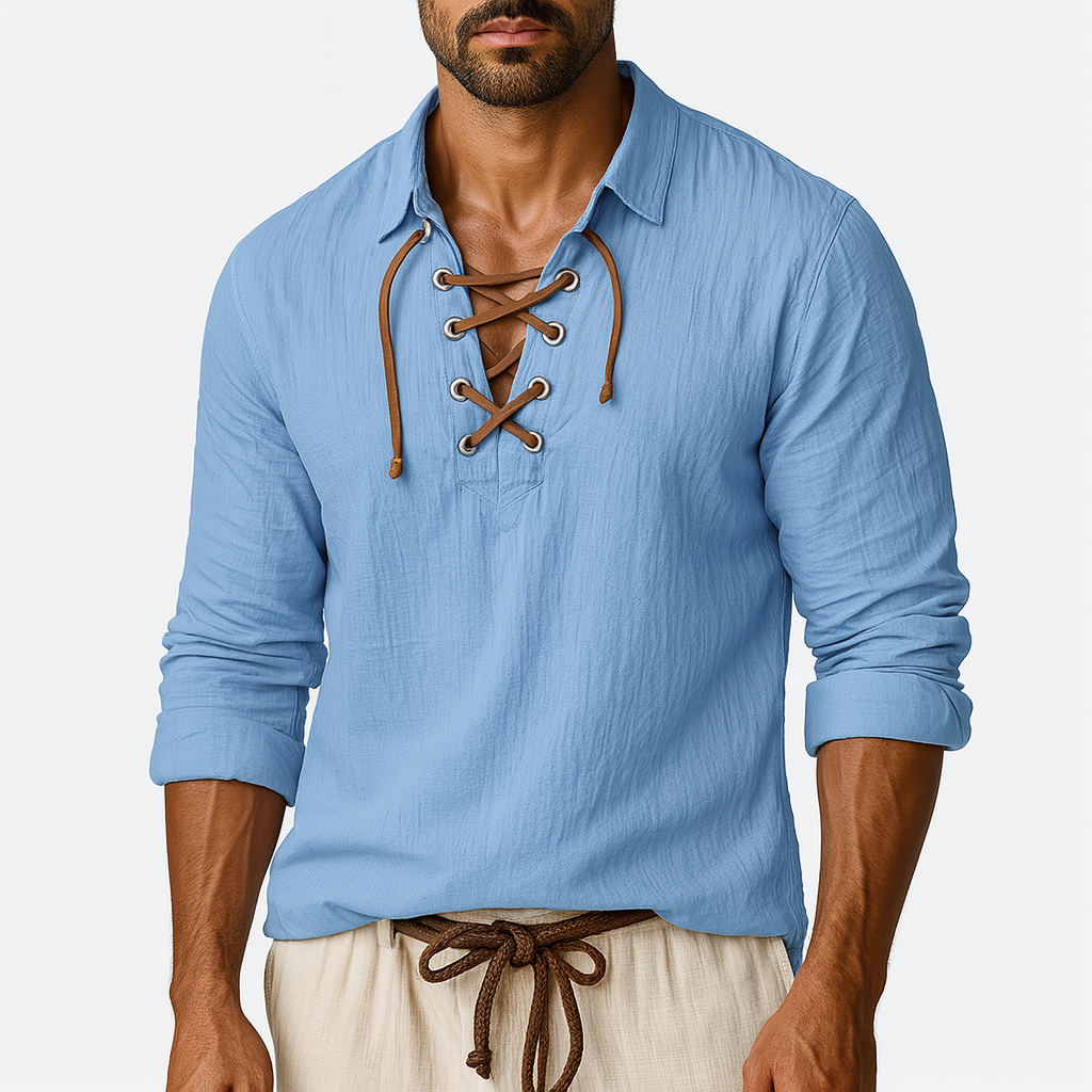 MARMIRI | Long Sleeve Linen Shirt