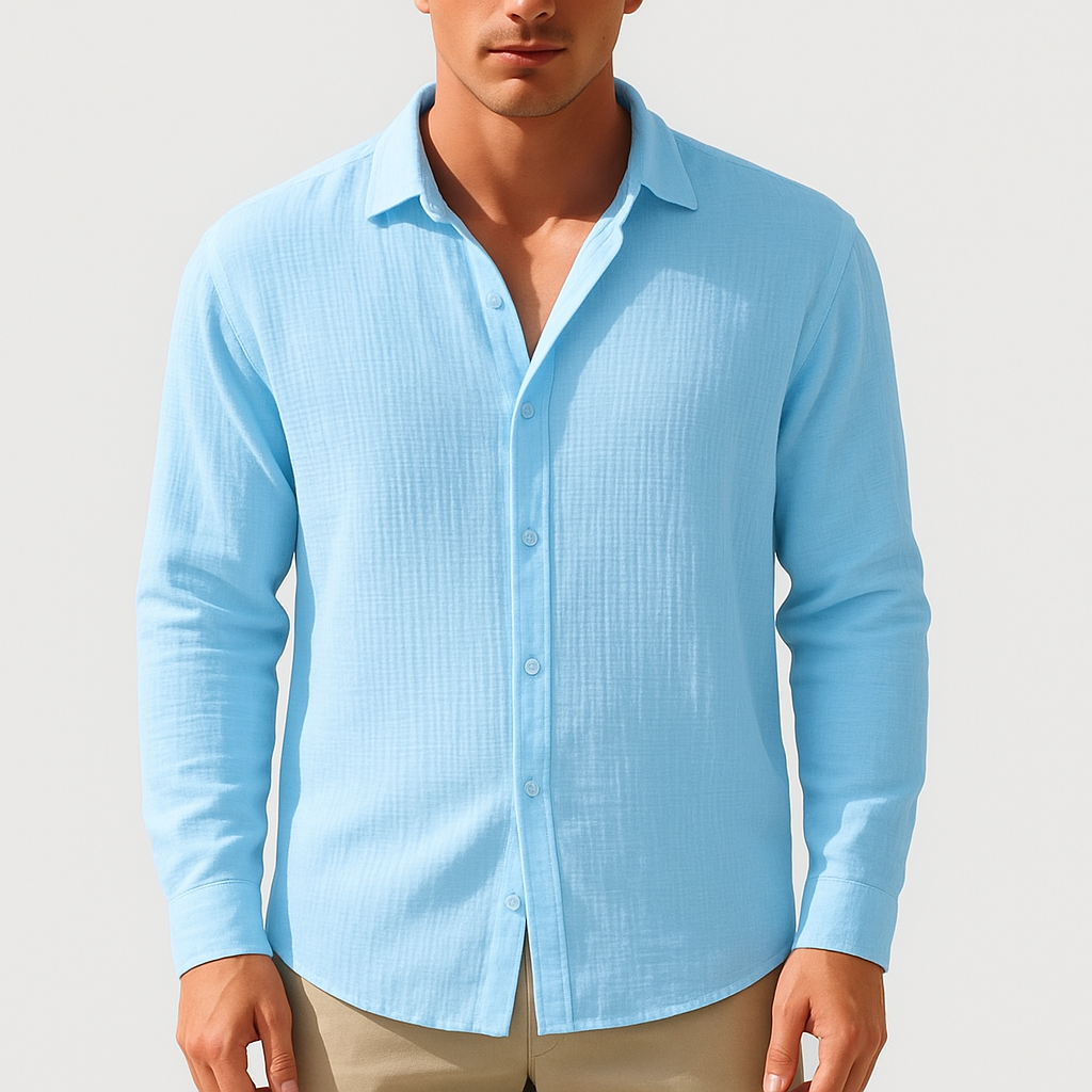 MARMIRI | Waffle Knit Cotton Shirt