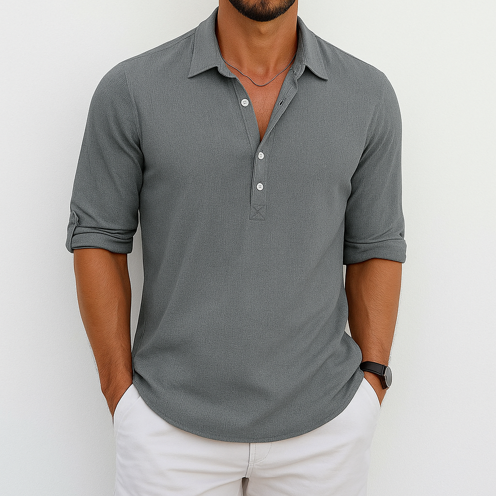 MARMIRI | LinenEase Polo Shirt