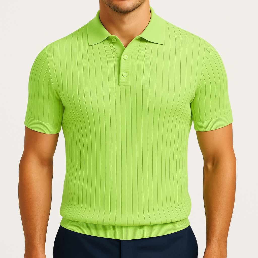 MARMIRI | Solorfit Ribbed Polo Shirt