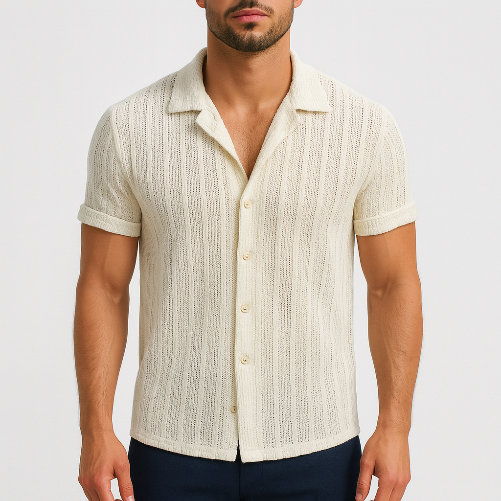 MARMIRI | Striped Summer Button-Down Shirt