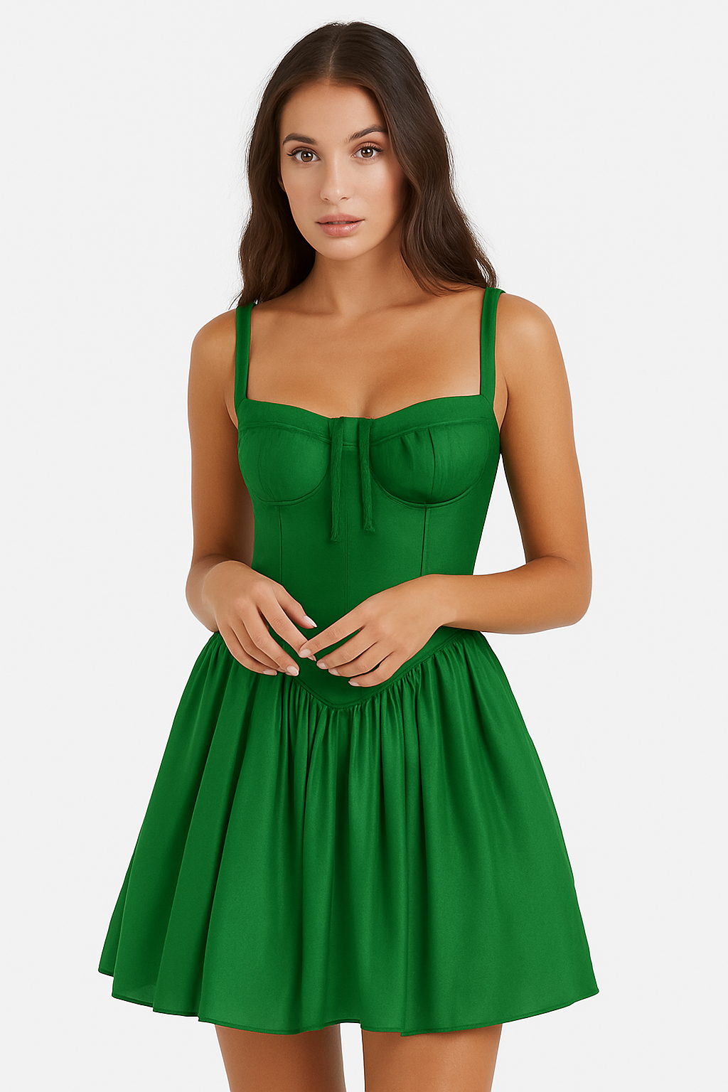 Corset | Women’s Delicate Floral Summer Dress | Mini