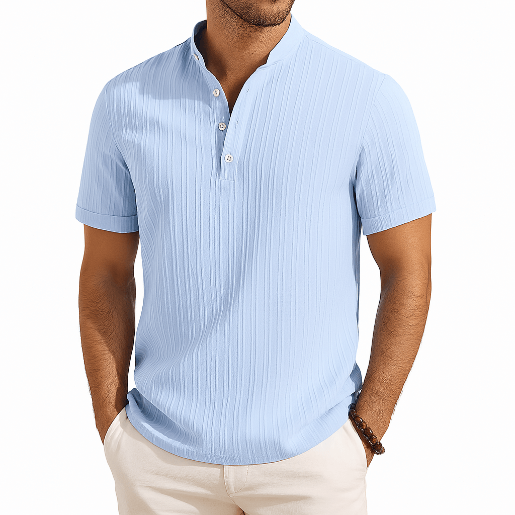 MARMIRI | Carlton Striped Knit Polo Shirt