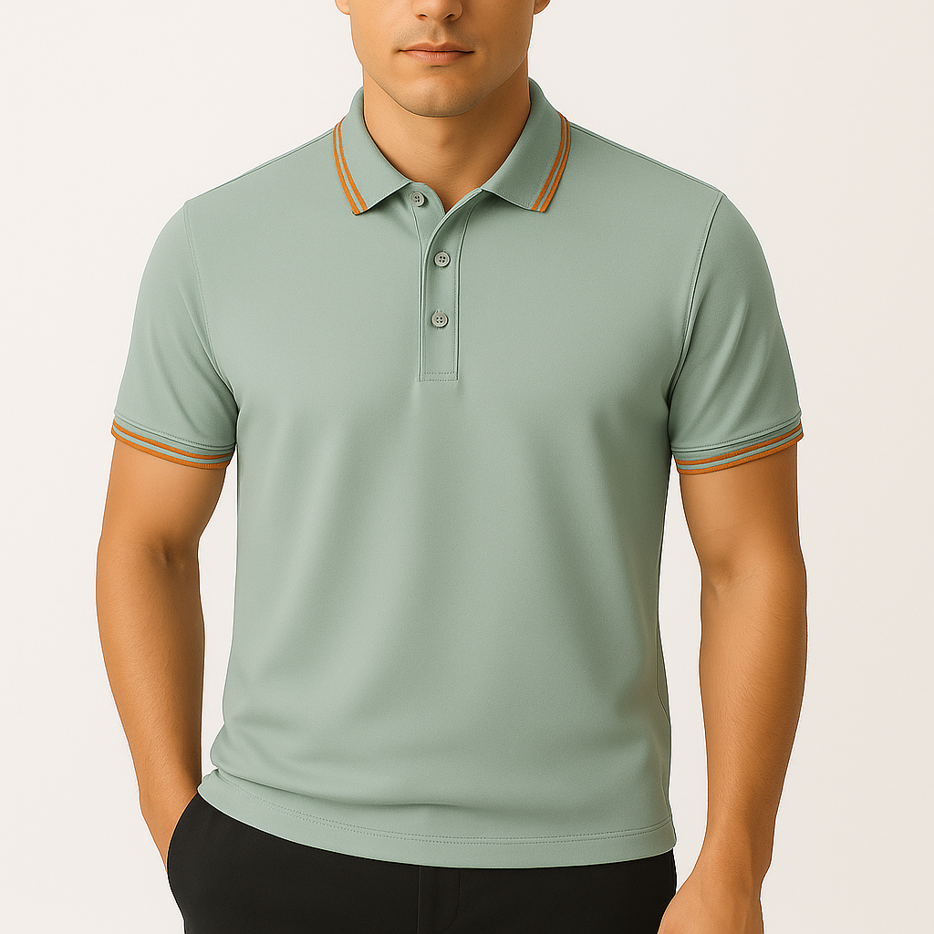 MARMIRI | Contrast Collar Polo Shirt