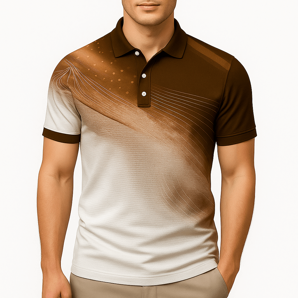 MARMIRI | Contrast Collar Polo Shirt